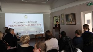 Wojewódzki Konkurs Pięknego Czytania Biblii - fotorelacja